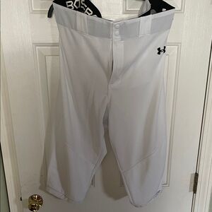 Under Armour Men's White Baseball Pants